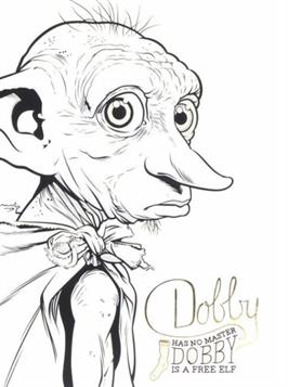 Kids-n-fun.de | 6 Ausmalbilder von Dobby Harry Potter